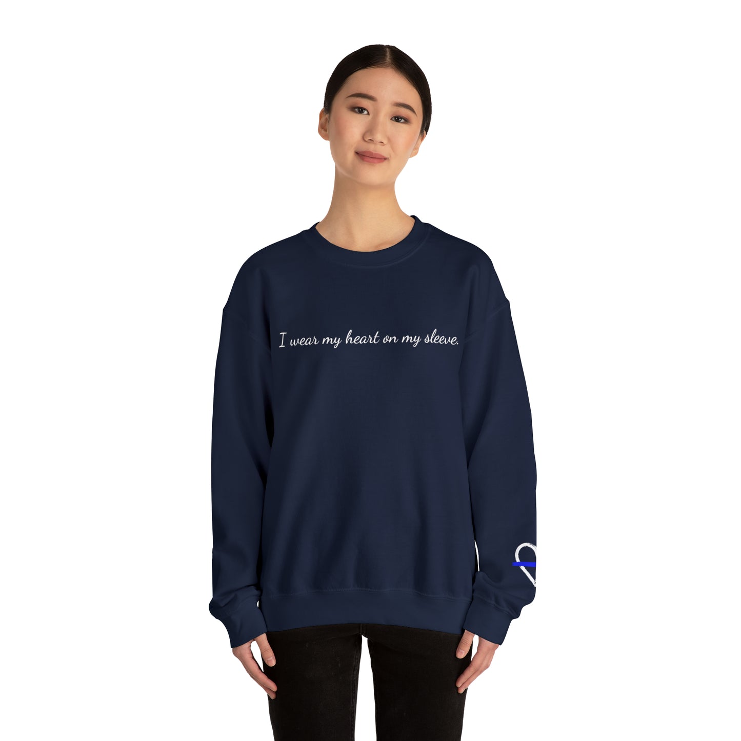 I Wear My Heart On My Sleeve Sweatshirt