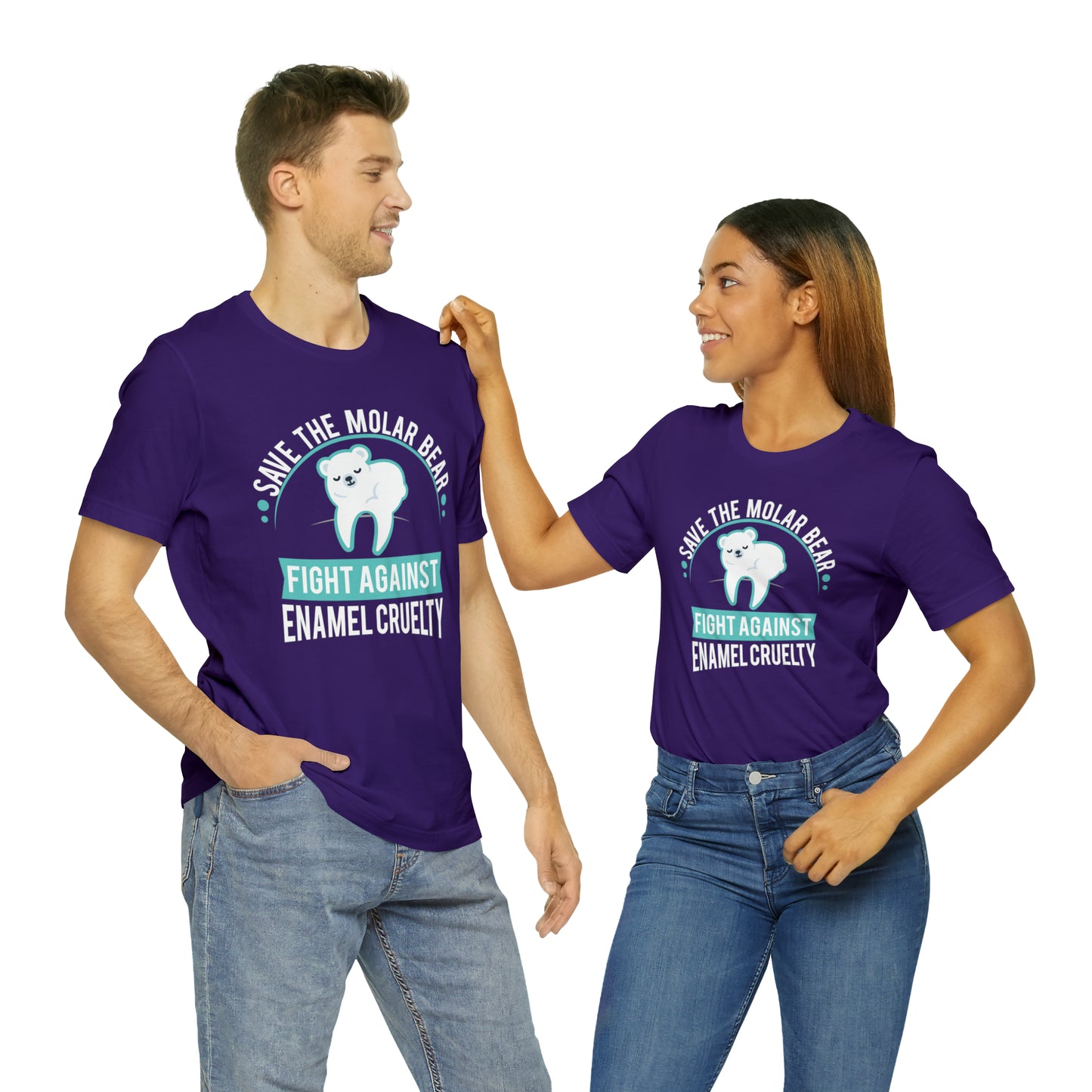 Save The Molar Bear Unisex Short Sleeve Tee
