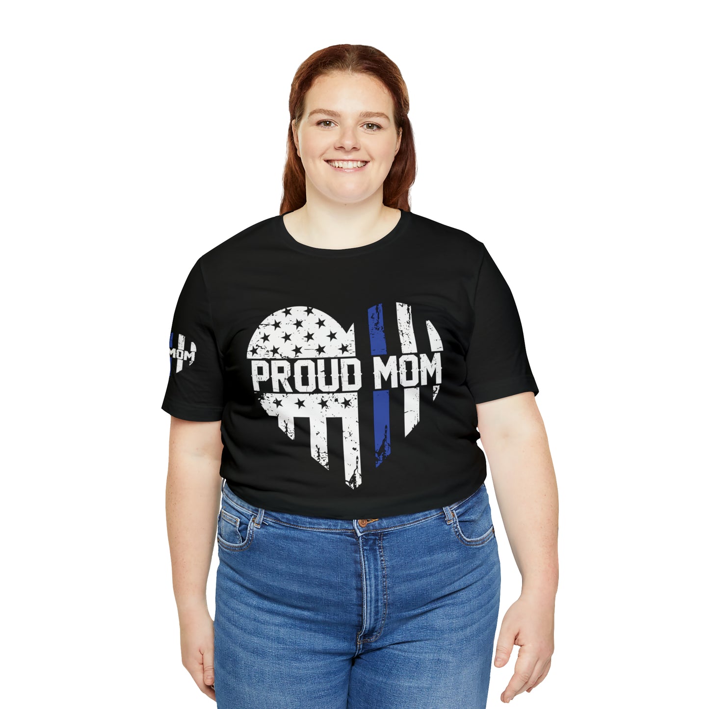 Proud Police Mom Short Sleeve Tee