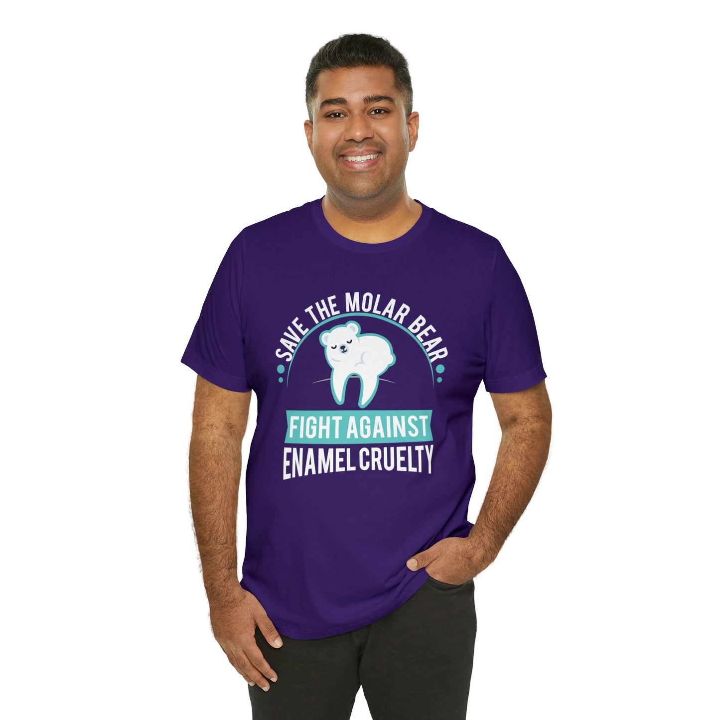 Save The Molar Bear Unisex Short Sleeve Tee