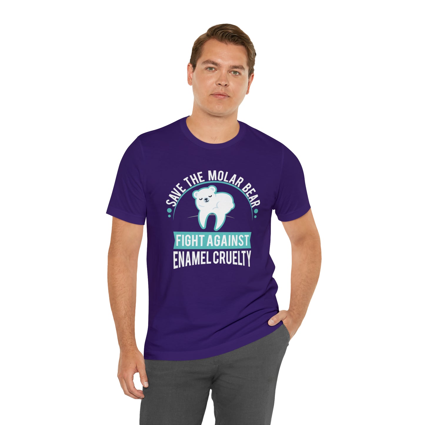 Save The Molar Bear Unisex Short Sleeve Tee