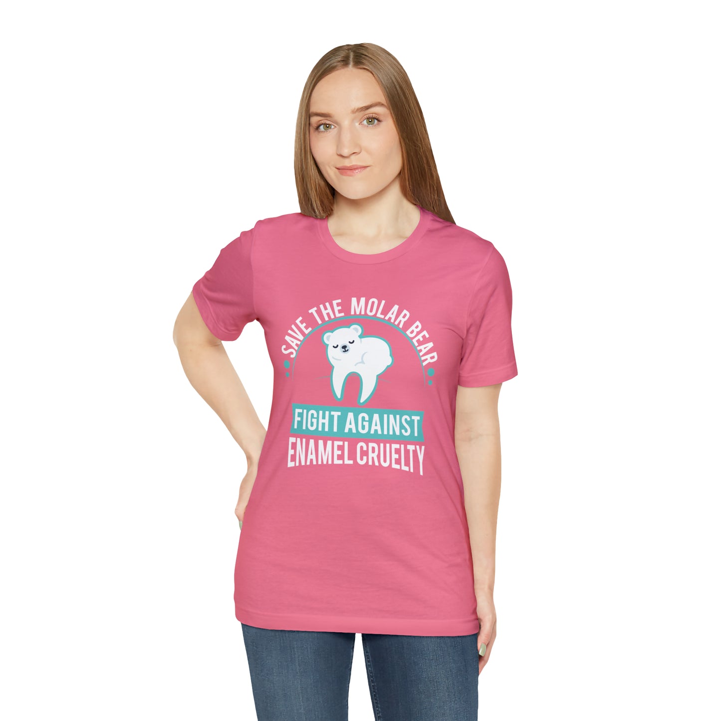 Save The Molar Bear Unisex Short Sleeve Tee