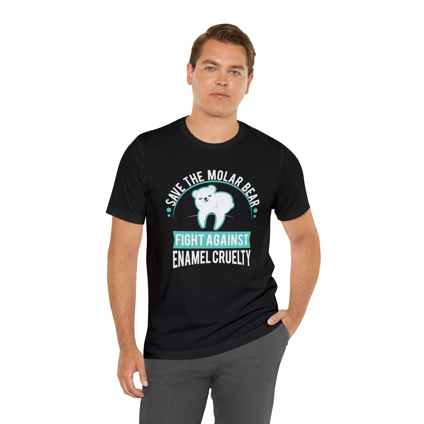 Save The Molar Bear Unisex Short Sleeve Tee