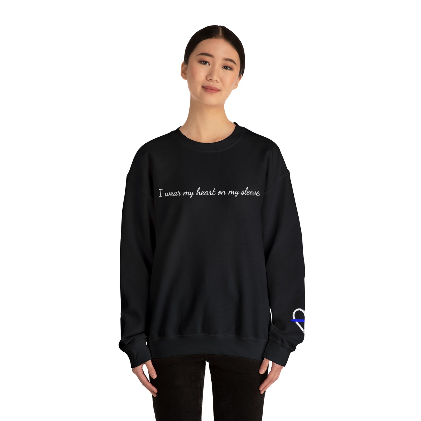 I Wear My Heart On My Sleeve Sweatshirt