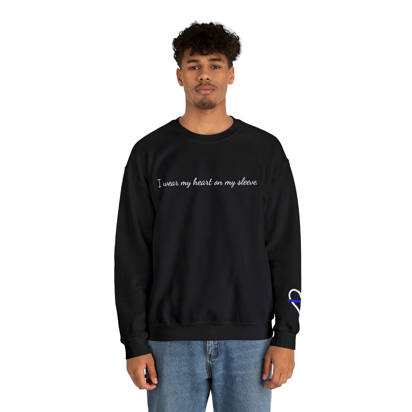 I Wear My Heart On My Sleeve Sweatshirt