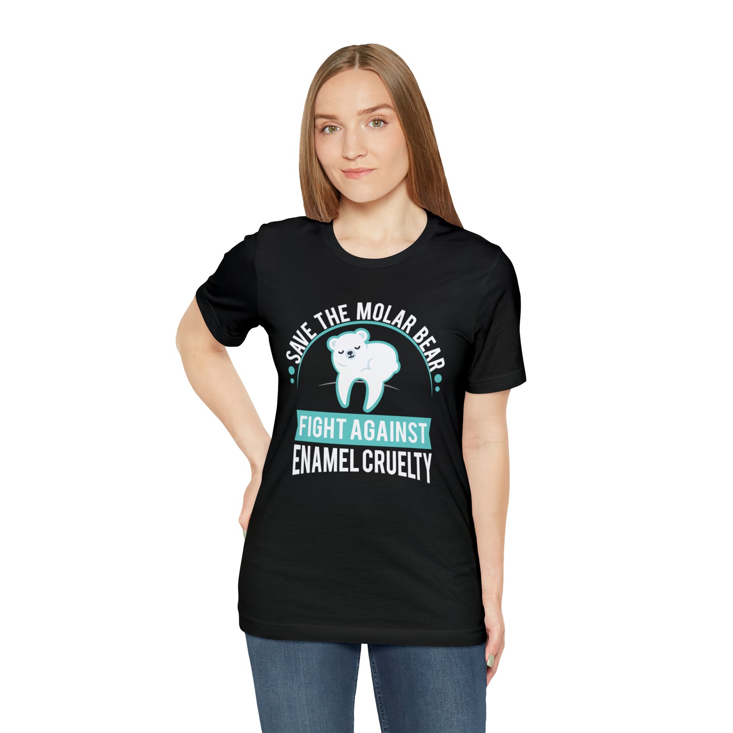 Save The Molar Bear Unisex Short Sleeve Tee
