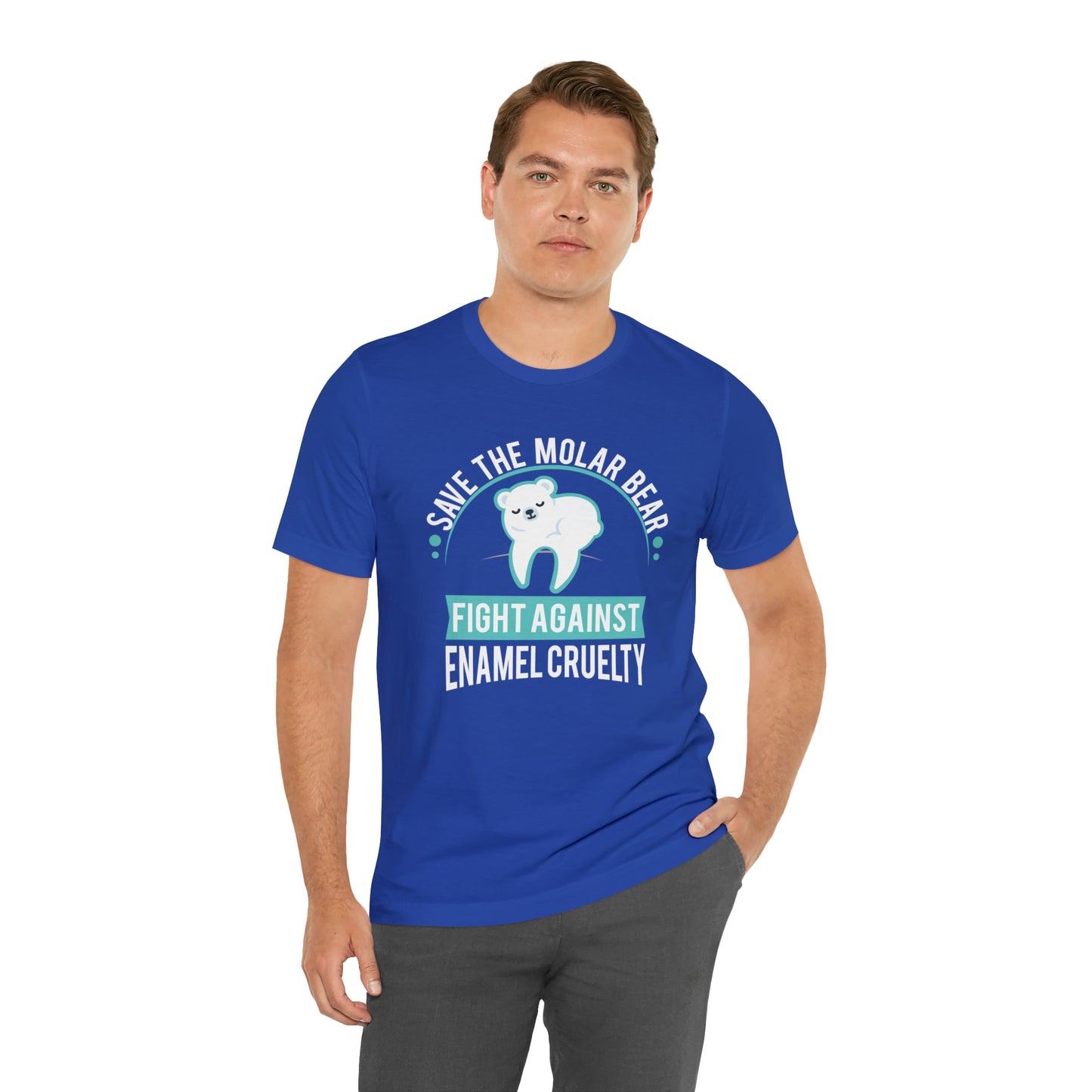 Save The Molar Bear Unisex Short Sleeve Tee