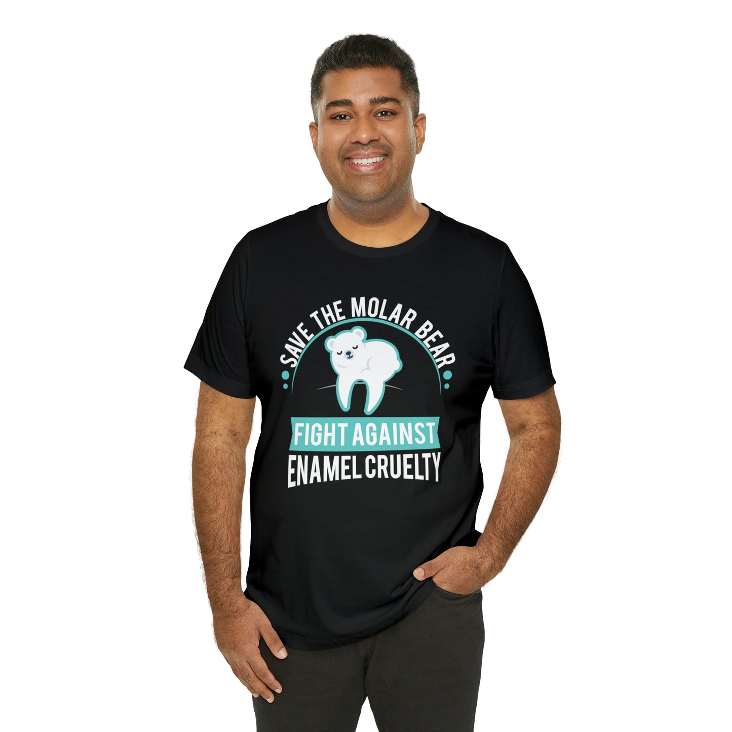 Save The Molar Bear Unisex Short Sleeve Tee