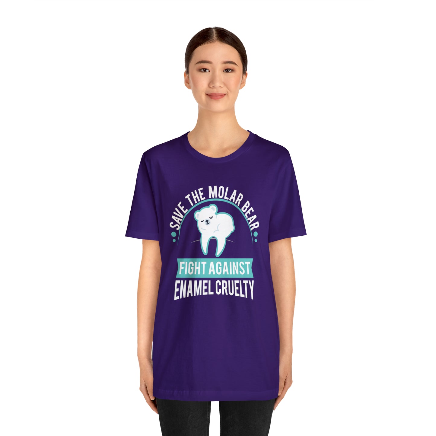 Save The Molar Bear Unisex Short Sleeve Tee