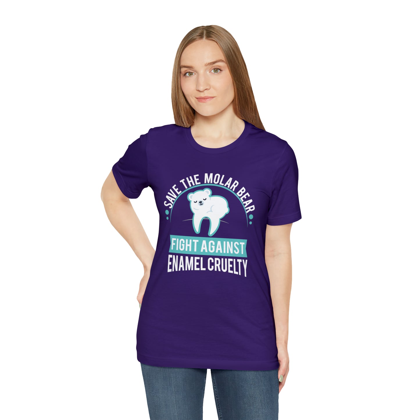 Save The Molar Bear Unisex Short Sleeve Tee