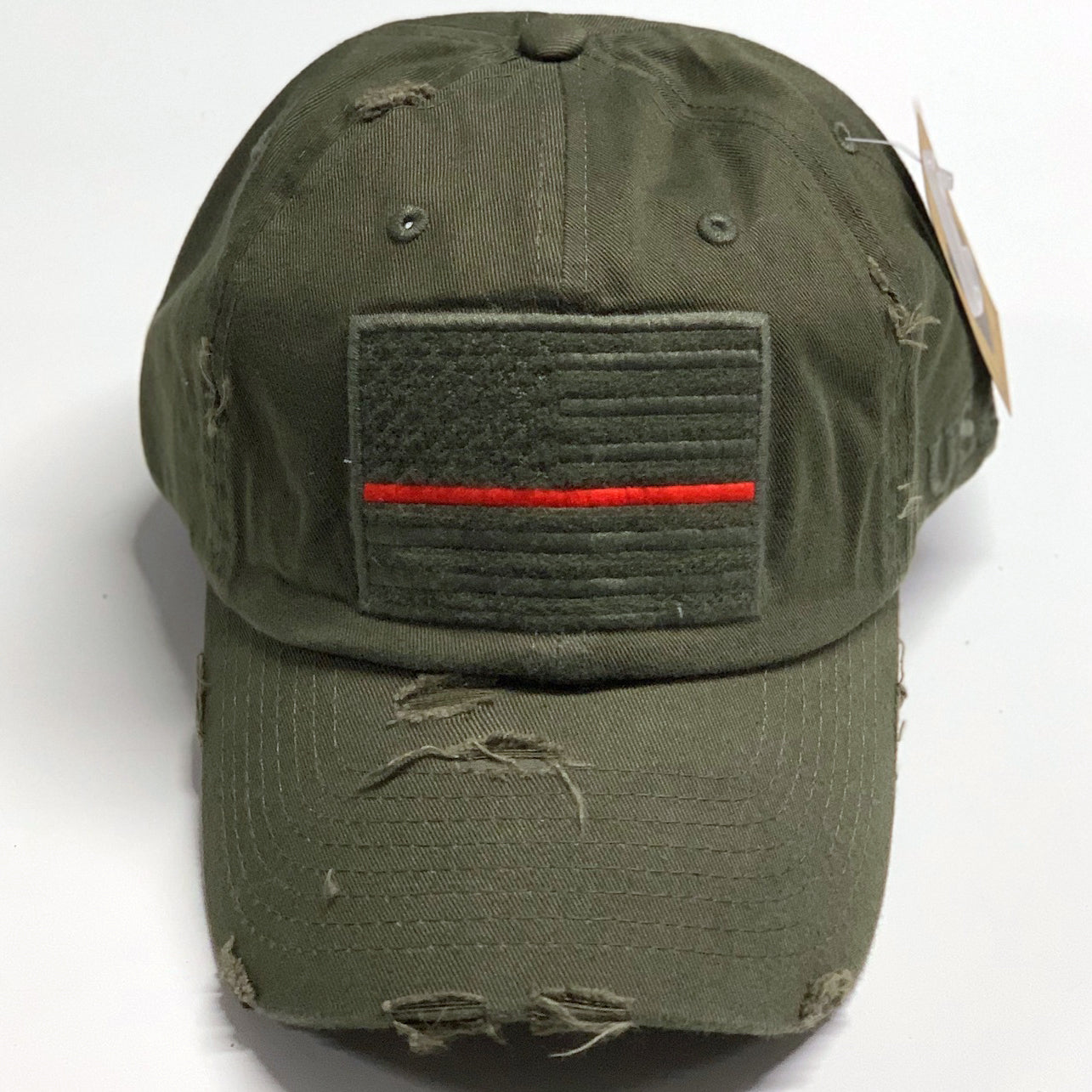 Vintage Thin Red Line Patch Dad Hat