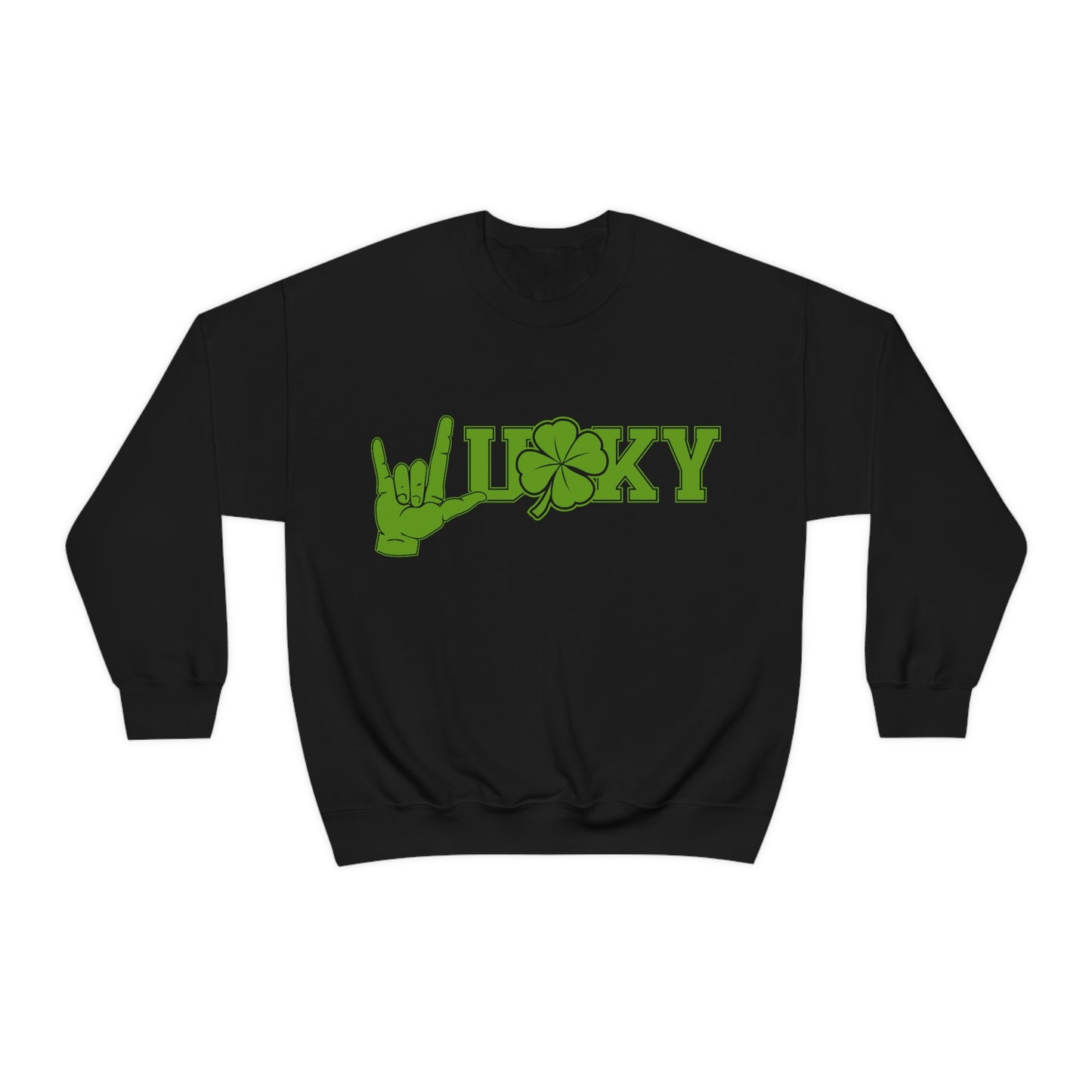 ASL Lucky Clover Unisex Crewneck Sweatshirt