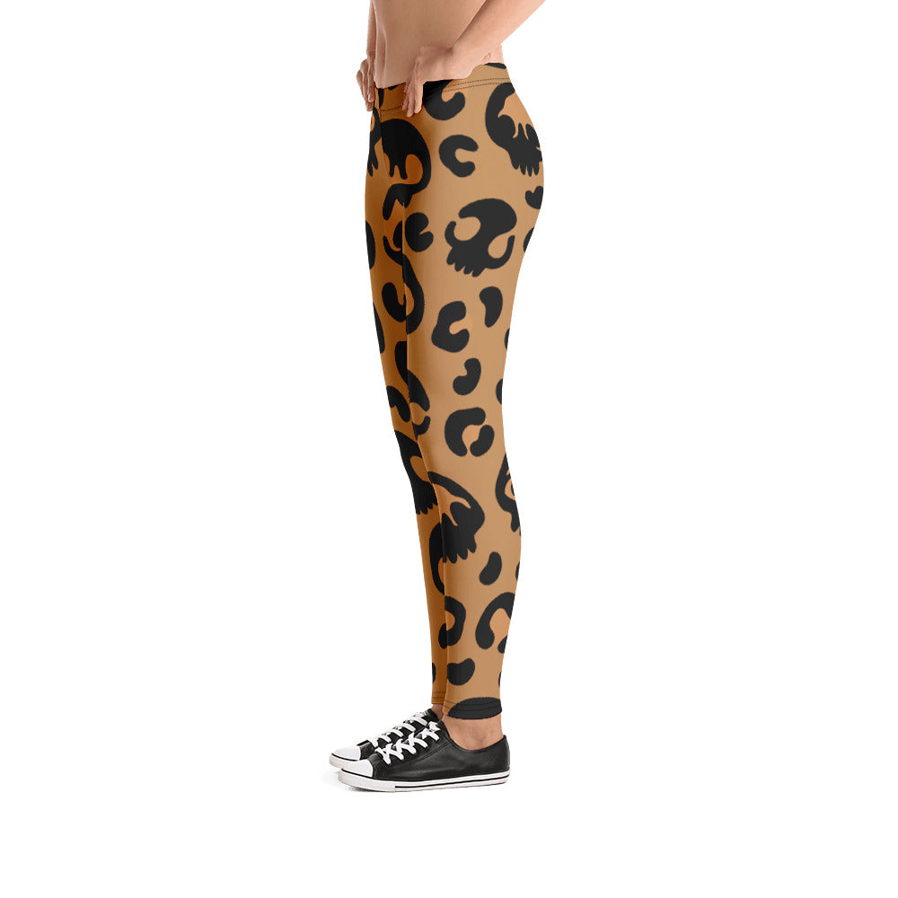 Skull Leopard Leggings