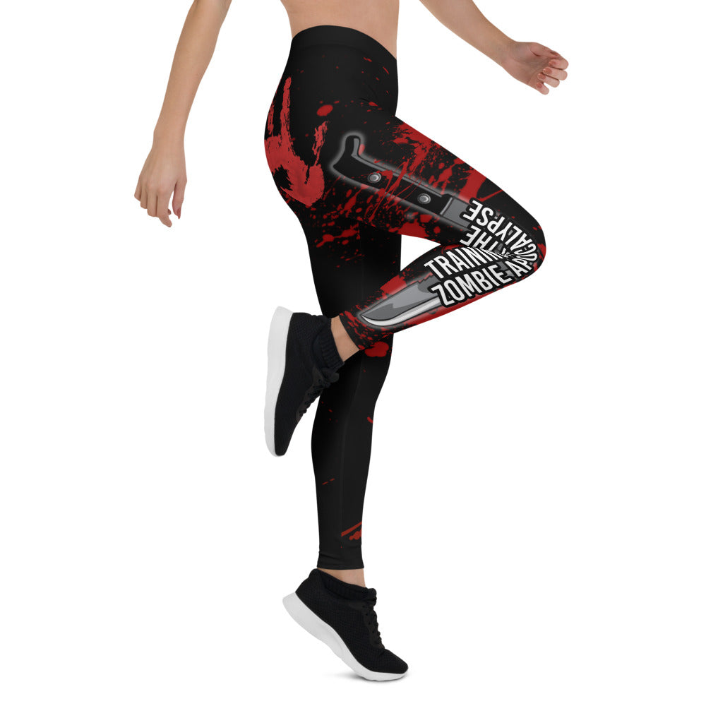Training For The Zombie Apocalypse Leggings