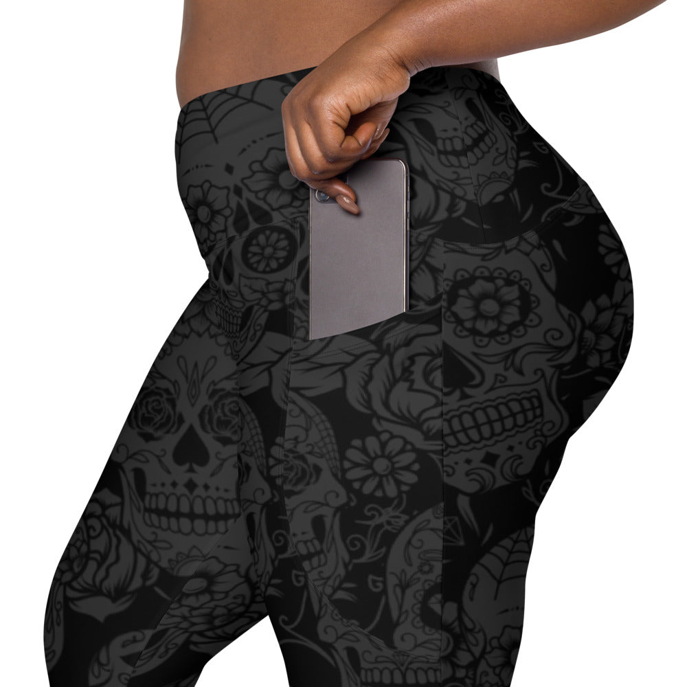 Dark Skull Leggings with pockets