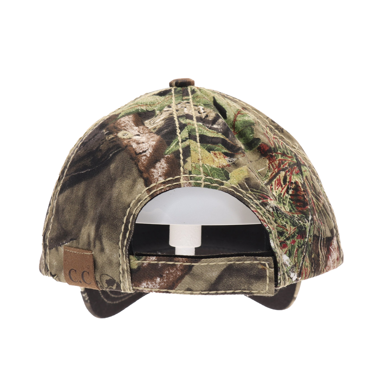 Skull & Crossbones Mossy Oak Camouflage Ball Cap