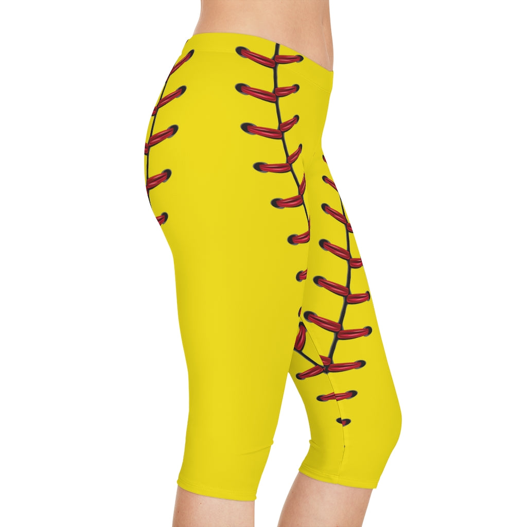 Softball Women's Capri Leggings