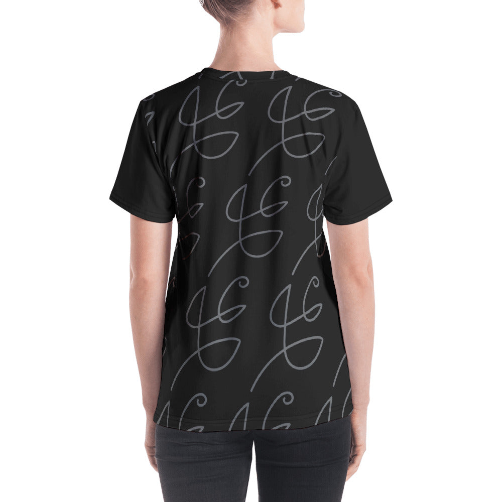 Skull Rose Brain Women's V-neck