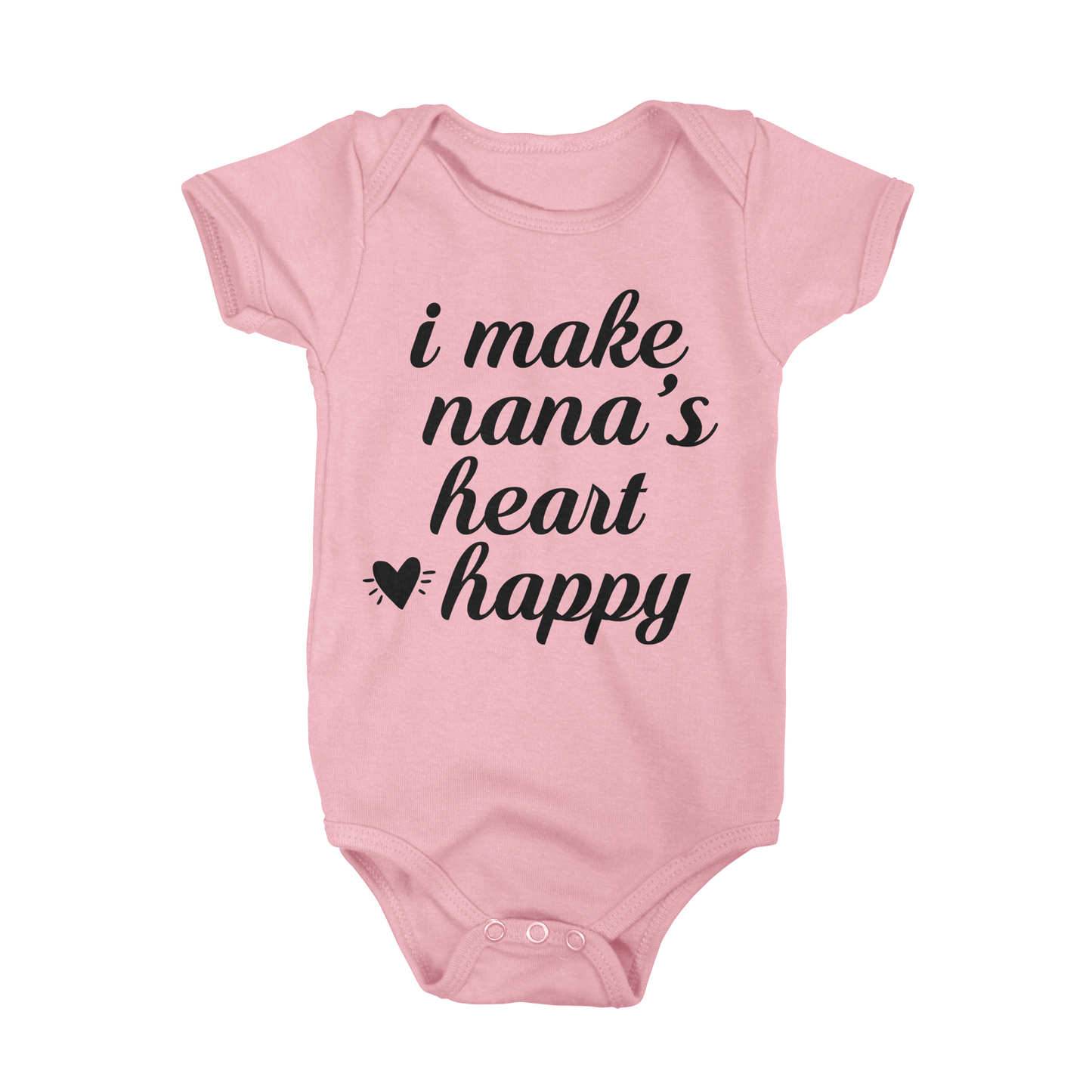 I Make Nana's Heart Happy Baby Onesie