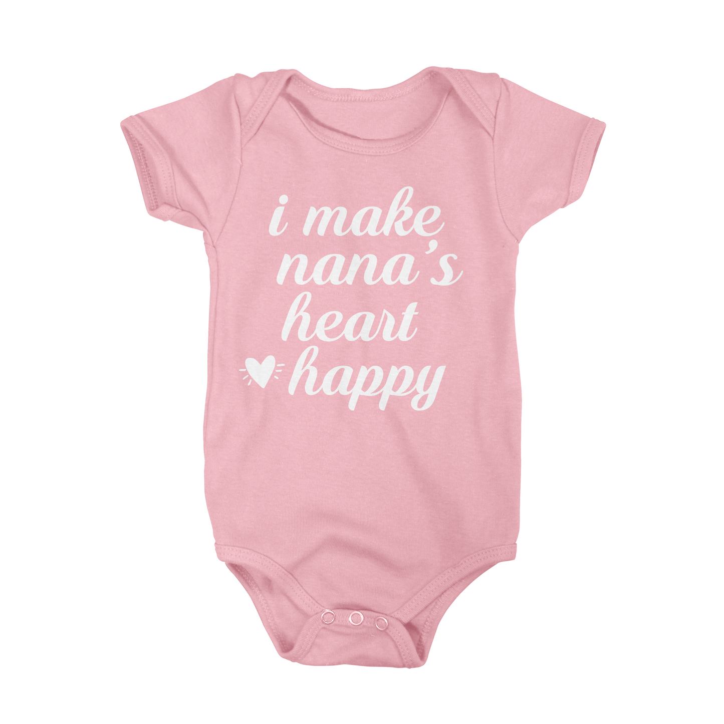 I Make Nana's Heart Happy Baby Onesie