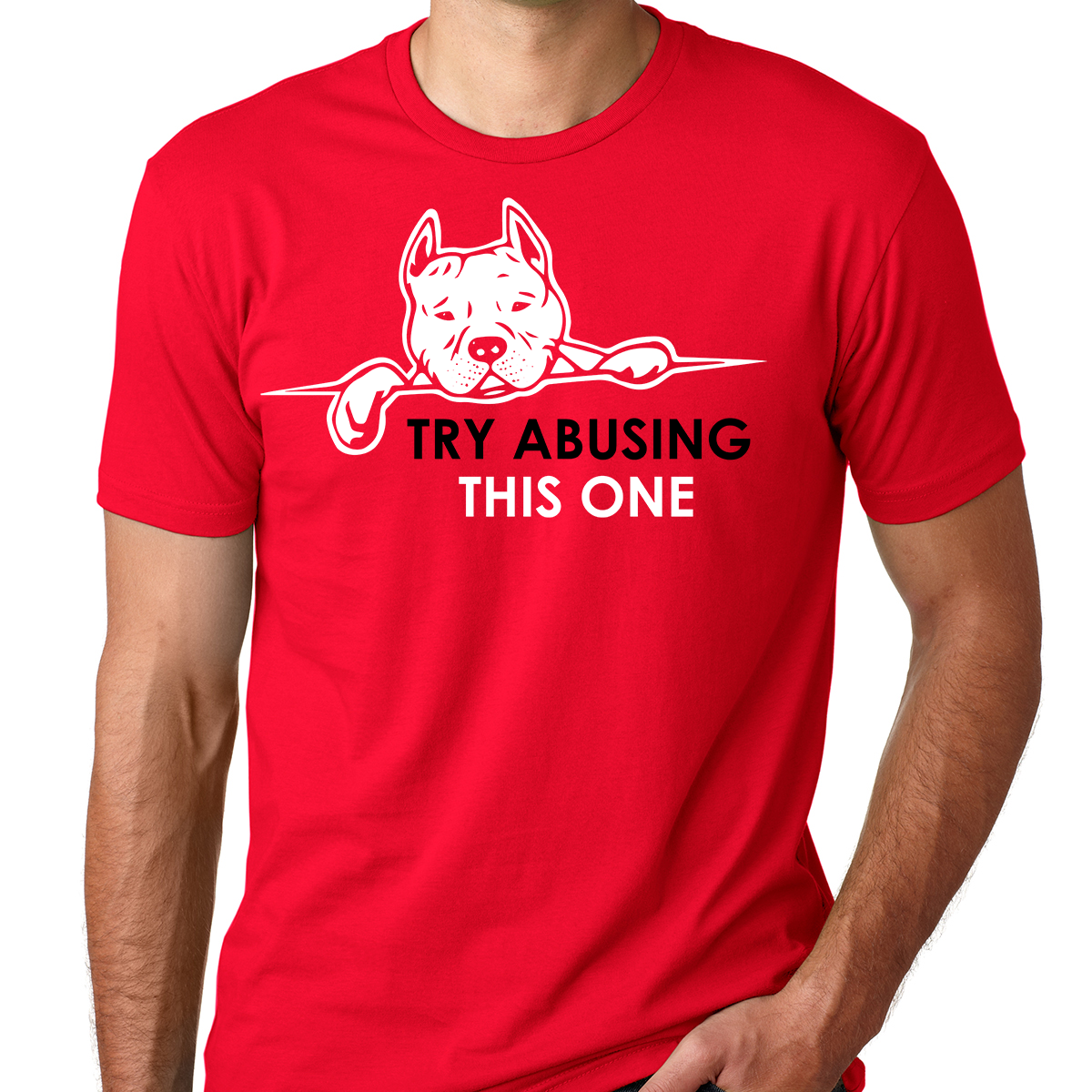 Try Abusing This Pit bull