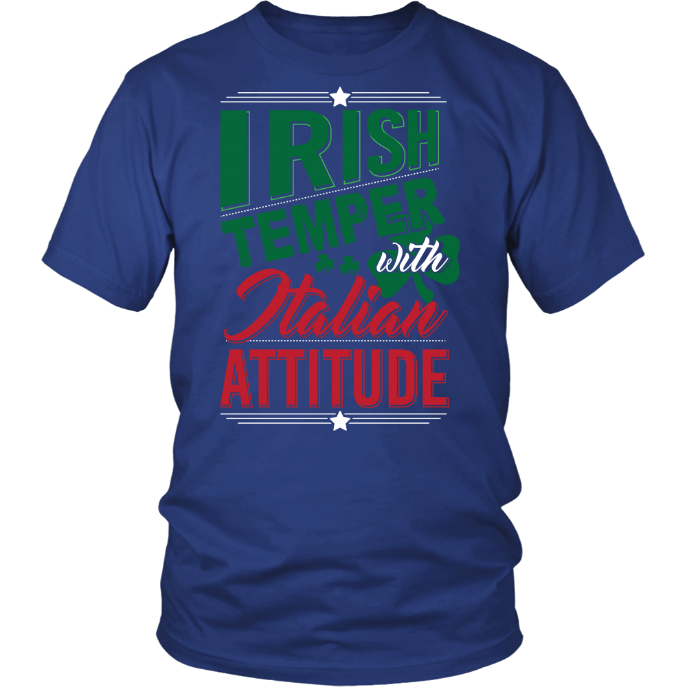 Irish Temper Italian Attitude