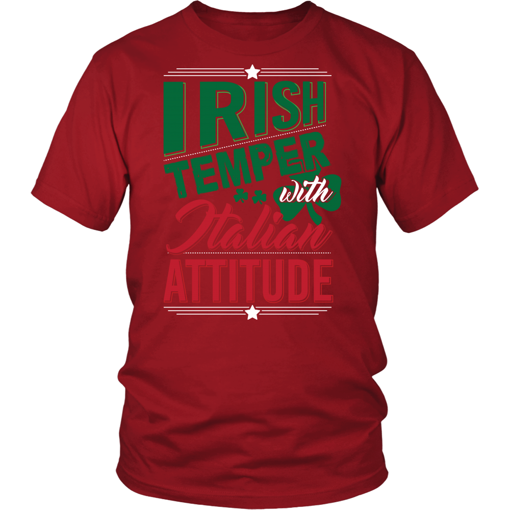 Irish Temper Italian Attitude