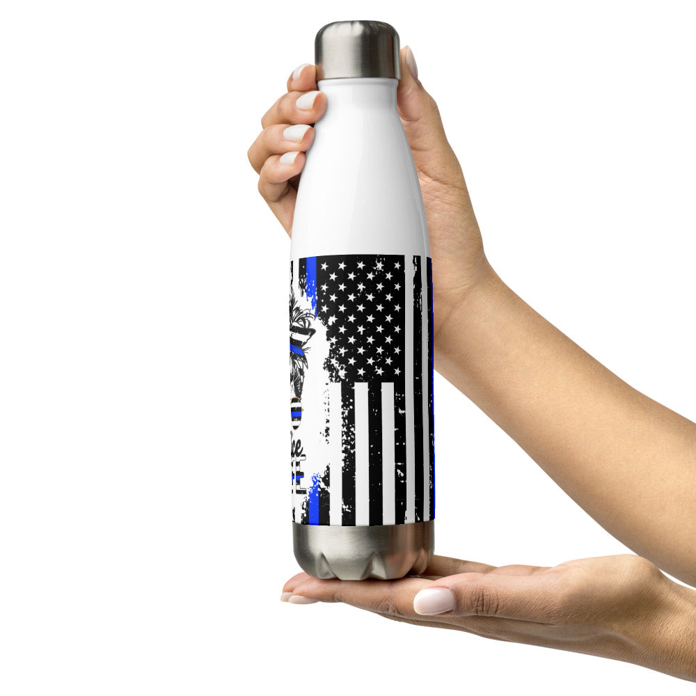 Police Wife Stainless Steel Water Bottle