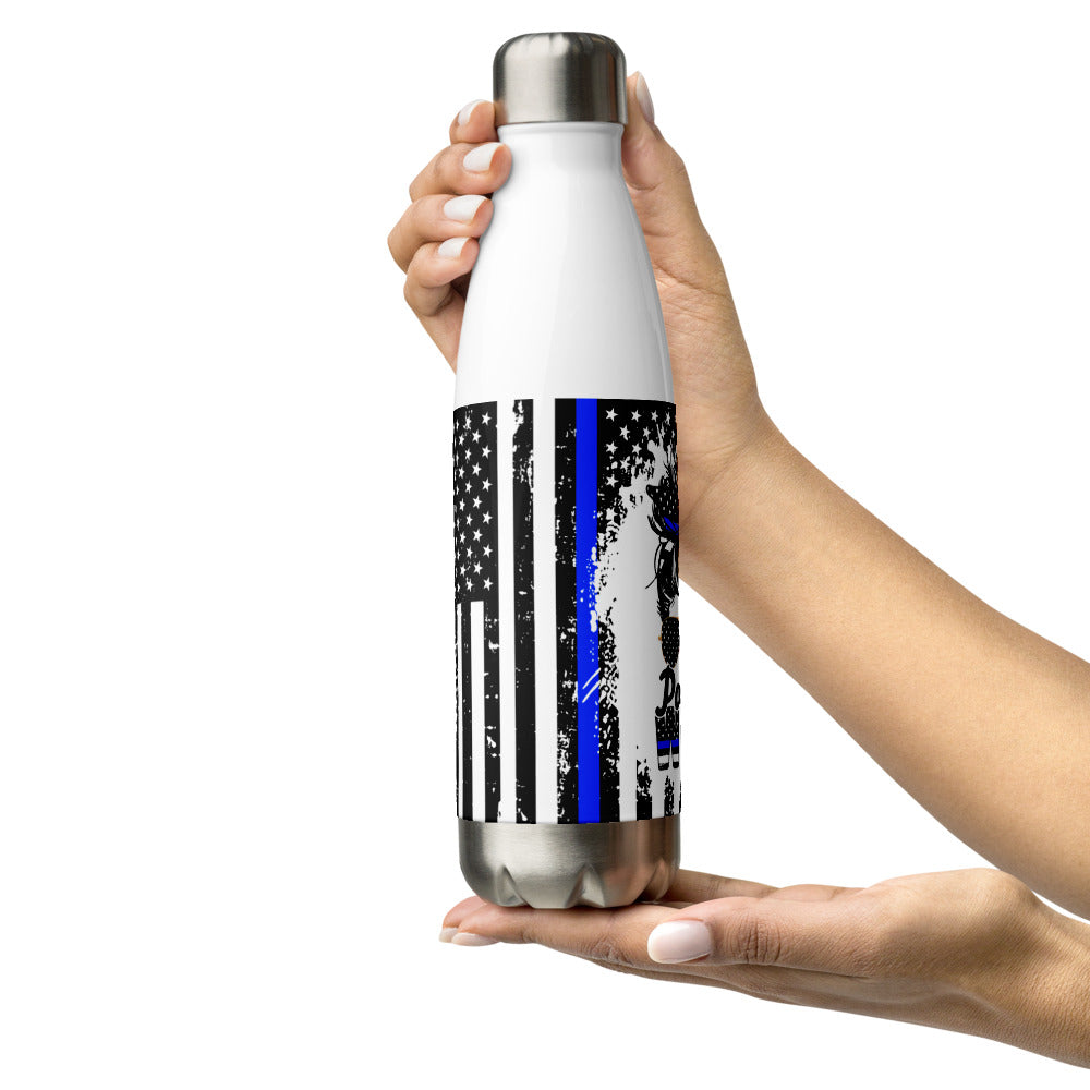 Police Wife Stainless Steel Water Bottle