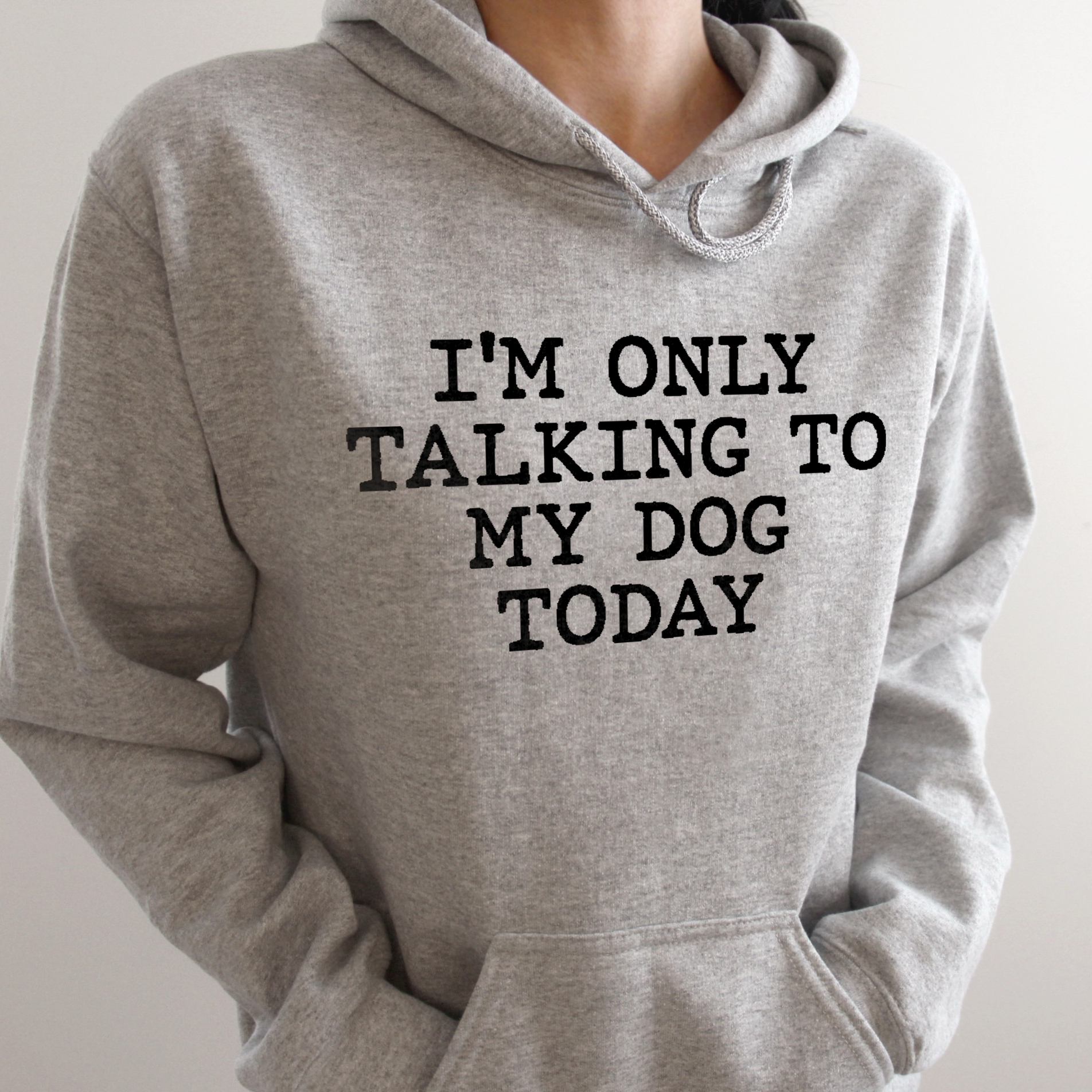 I'm Only Talking To My Dog Today Hoodie