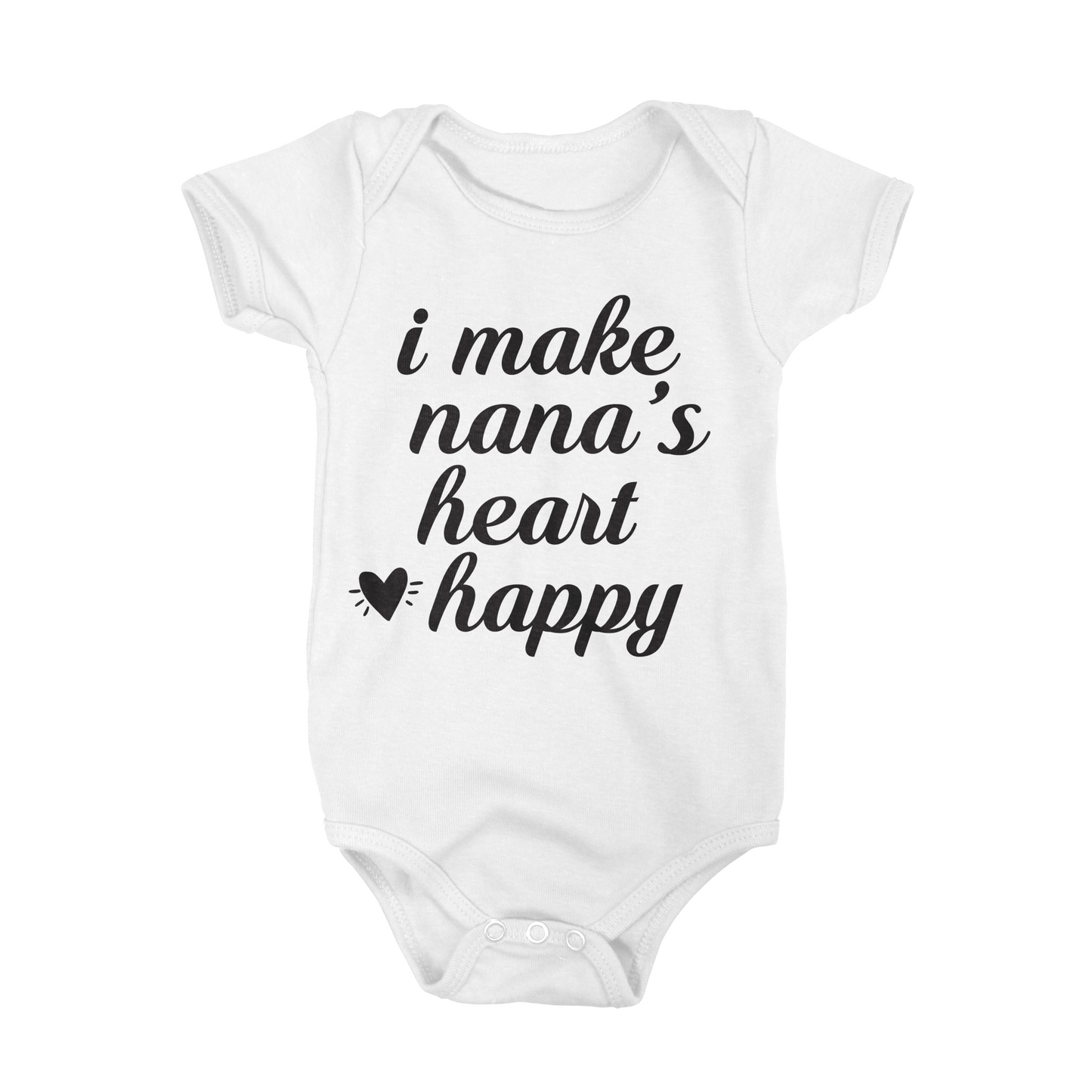 i make nana's heart happy onesie