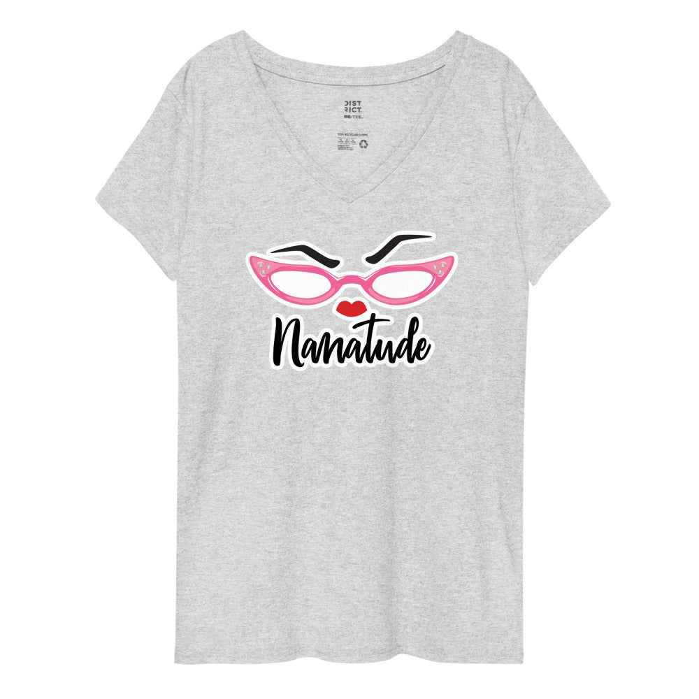 Nanatude Women’s Recycled V-neck T-shirt