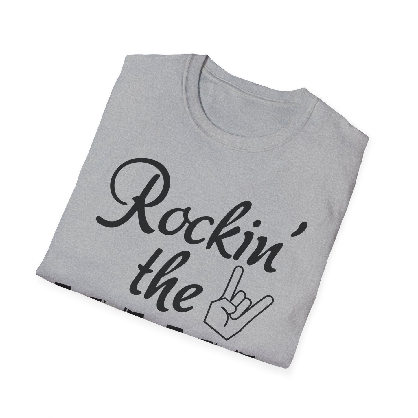 Rockin the Nana Life Unisex Softstyle T-Shirt