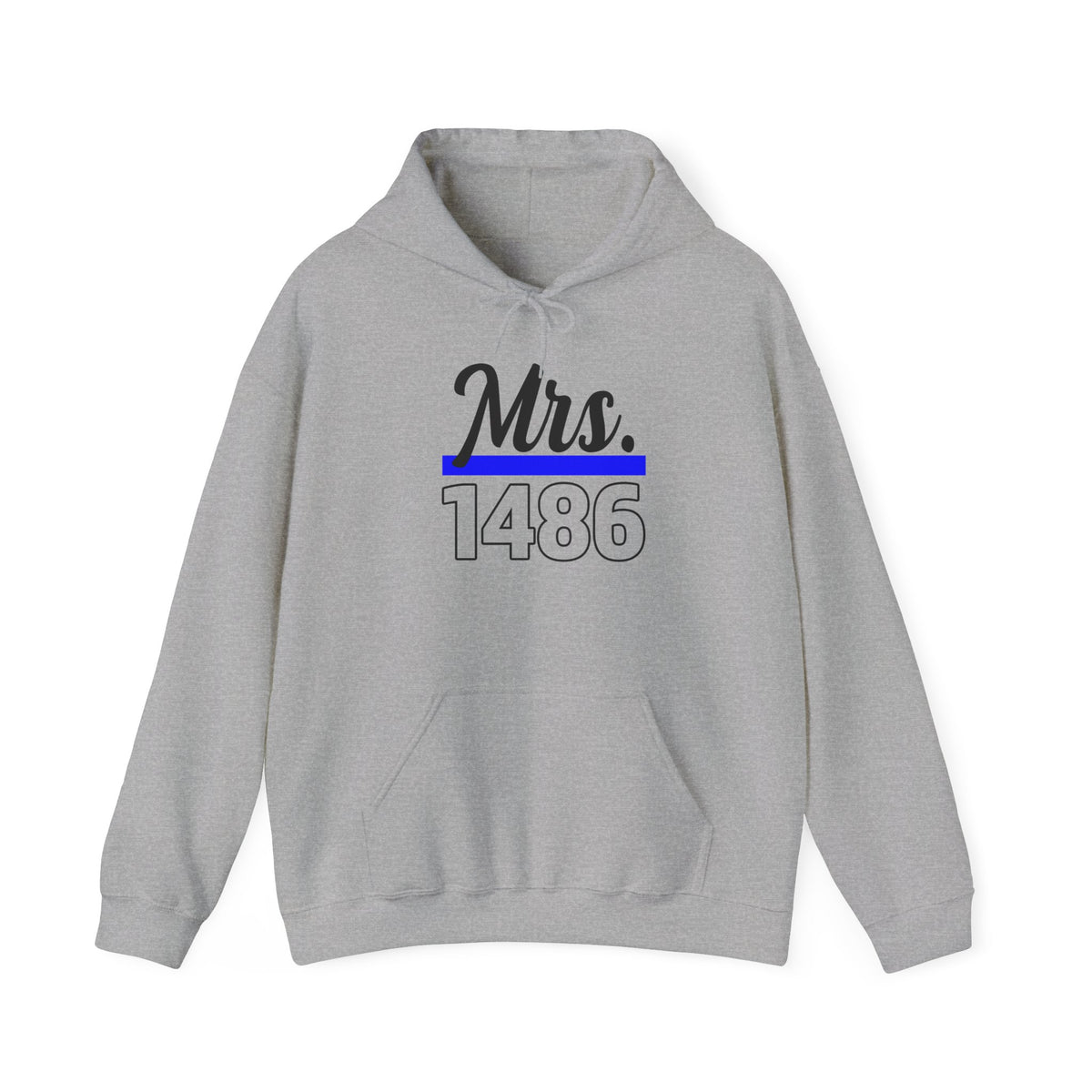 Custom Thin Blue Line Unisex Hoodie