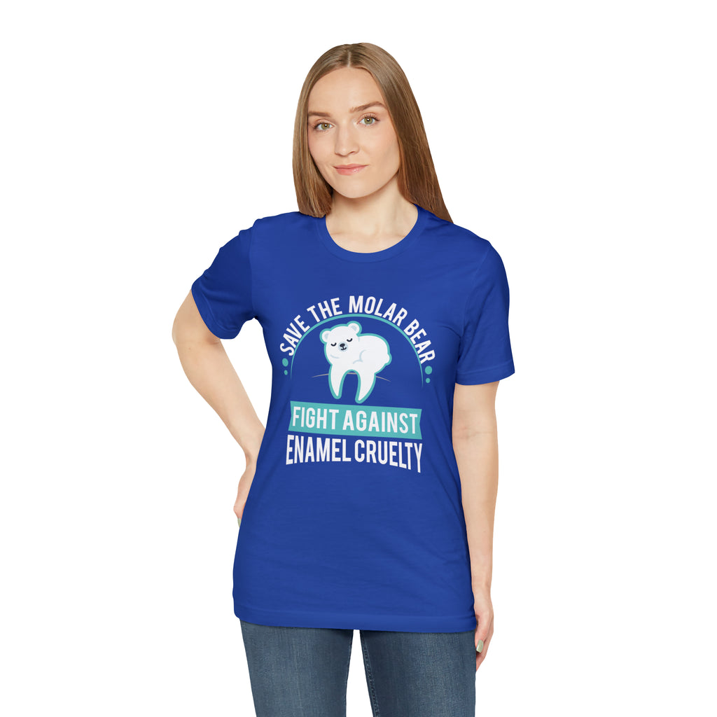 Save The Molar Bear Unisex Short Sleeve Tee