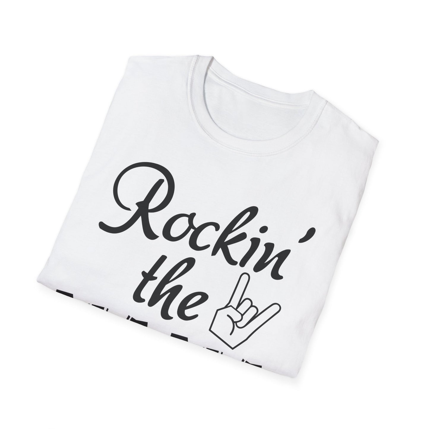 Rockin the Nana Life Unisex Softstyle T-Shirt