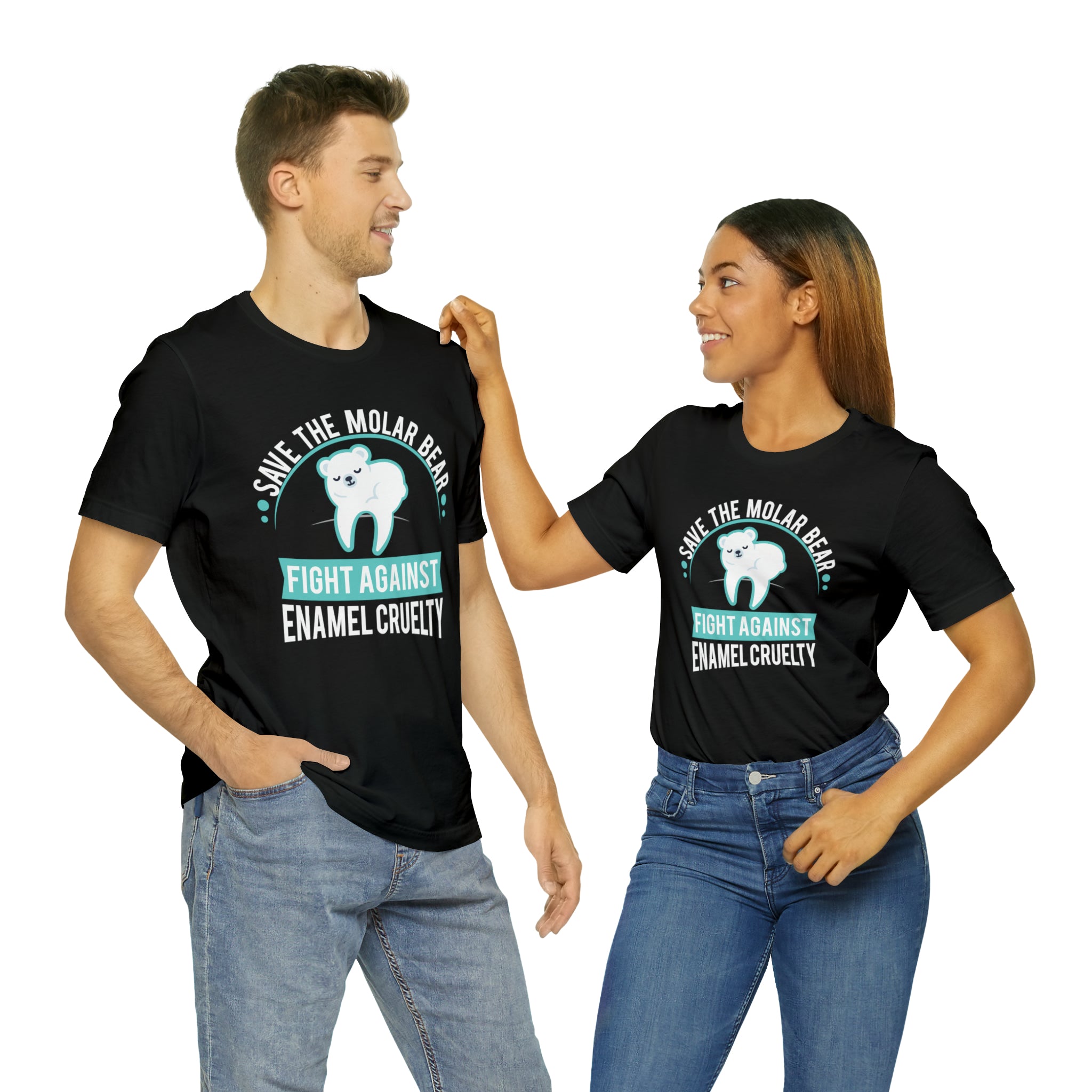 Save The Molar Bear Unisex Short Sleeve Tee