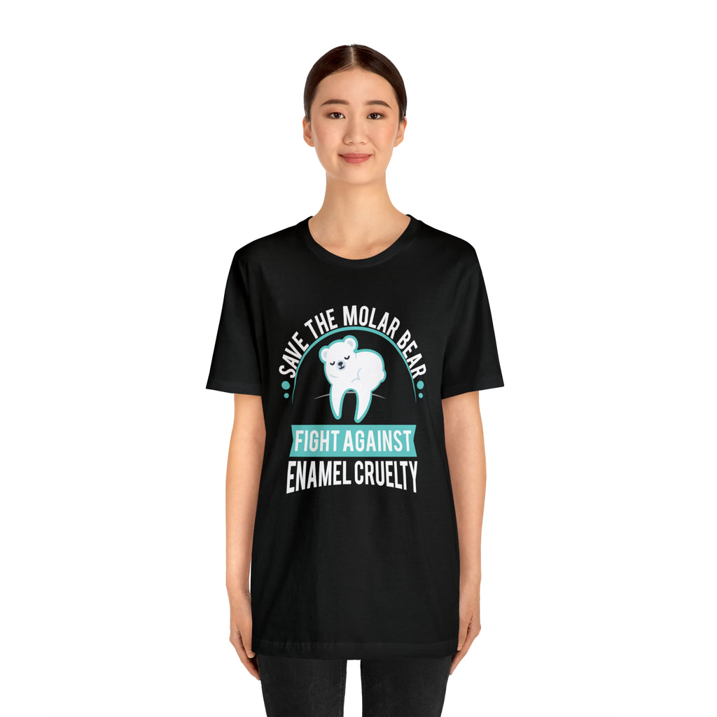 Save The Molar Bear Unisex Short Sleeve Tee