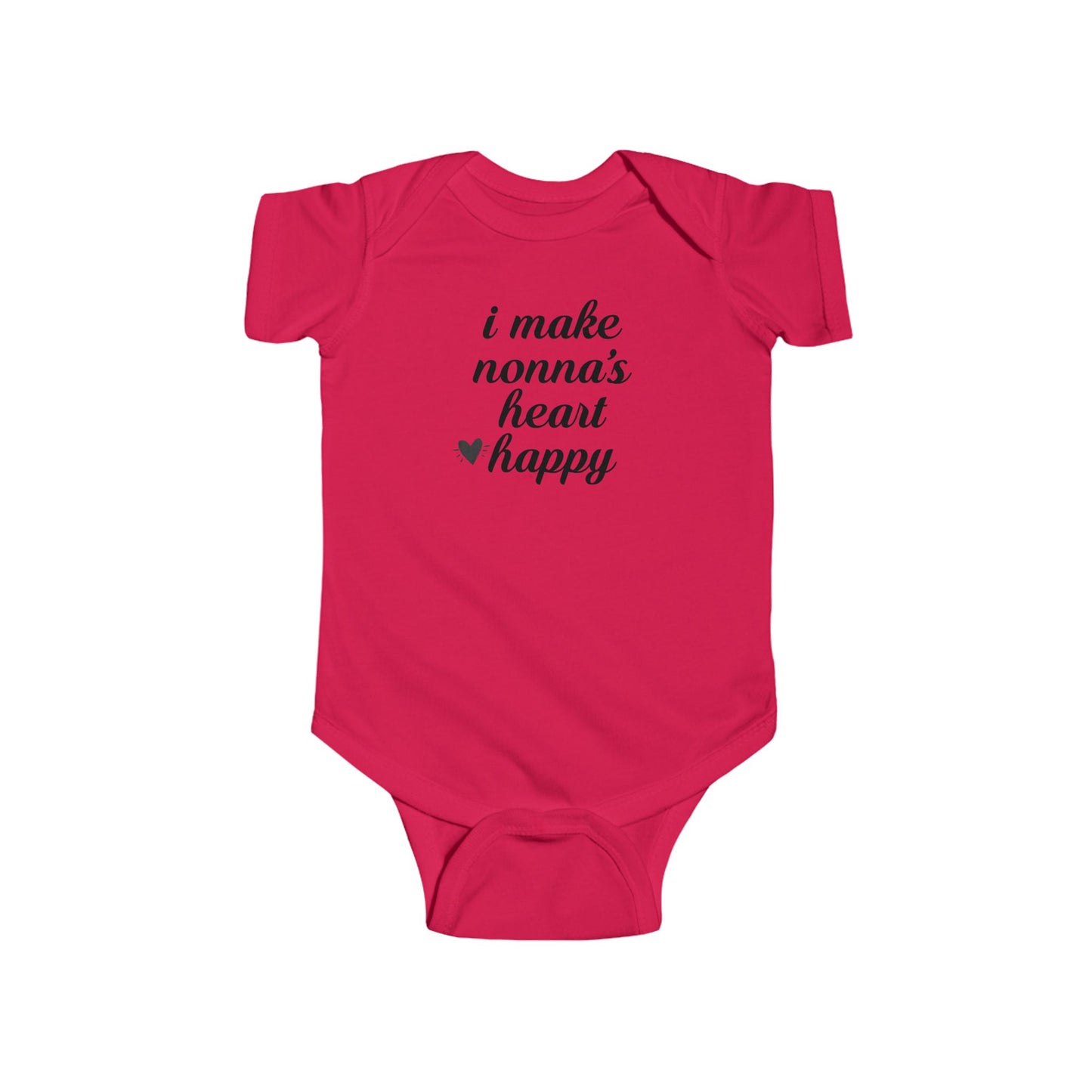 I Make Nonna's Heart Happy Infant Fine Jersey Bodysuit