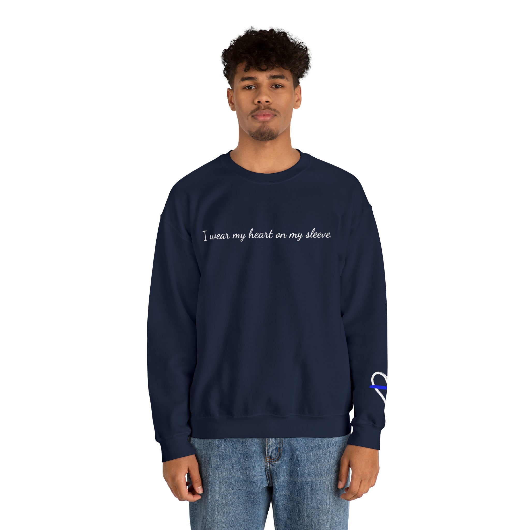 I Wear My Heart On My Sleeve Sweatshirt