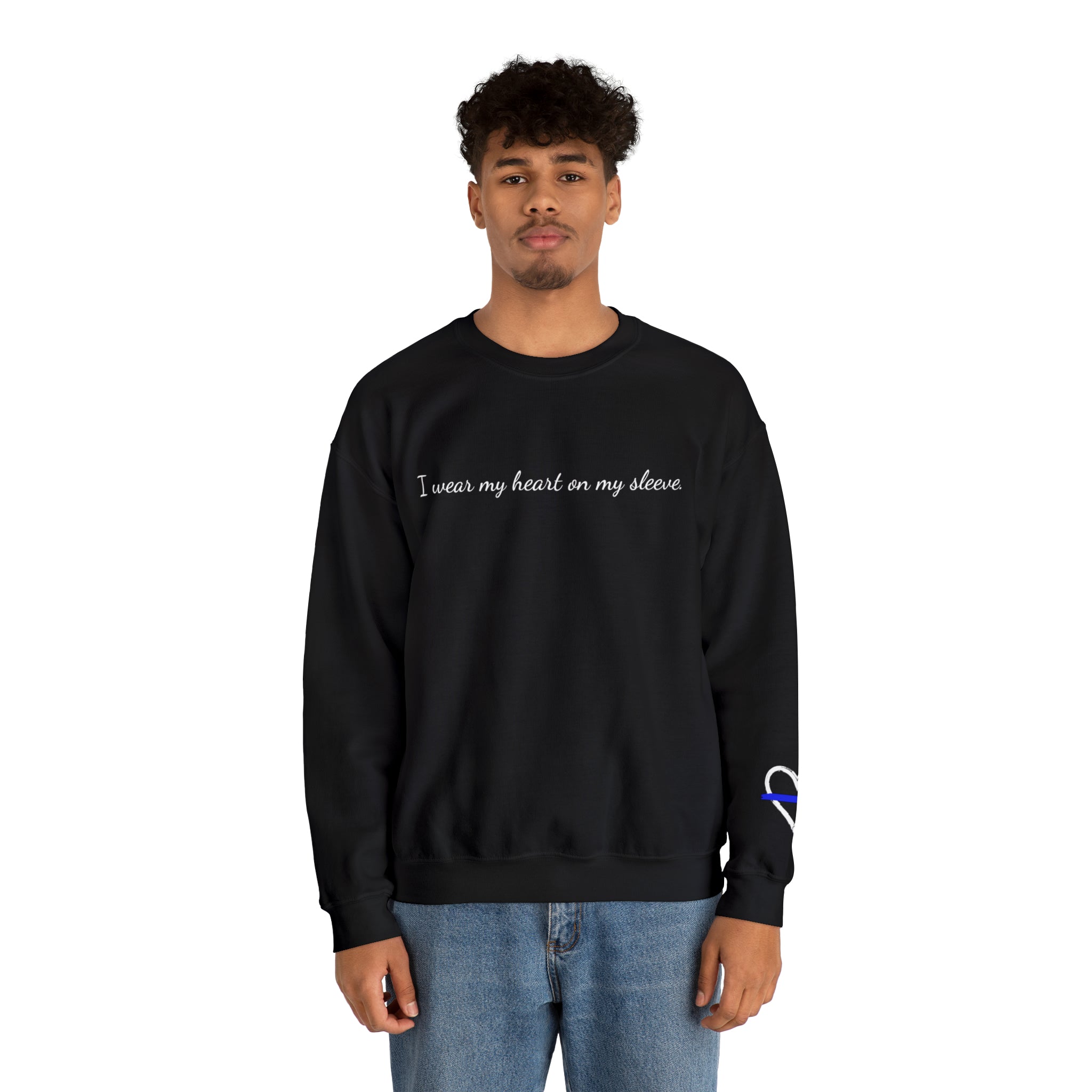 I Wear My Heart On My Sleeve Sweatshirt