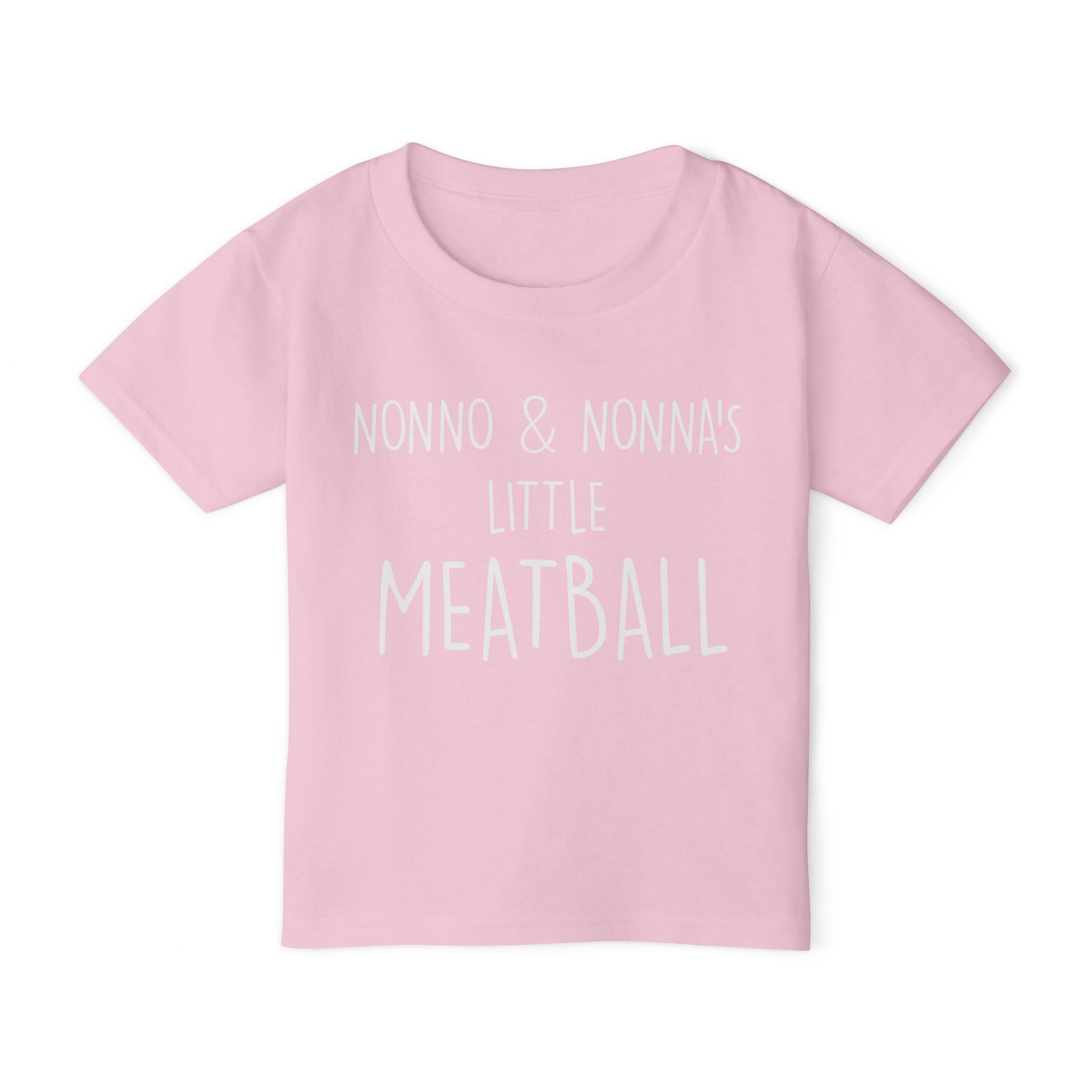 Nonno & Nonna's Little Meatball Toddler T-Shirt | Cute Family Tee | Baby Gift | Toddler Outfit | Italian Family Shirt