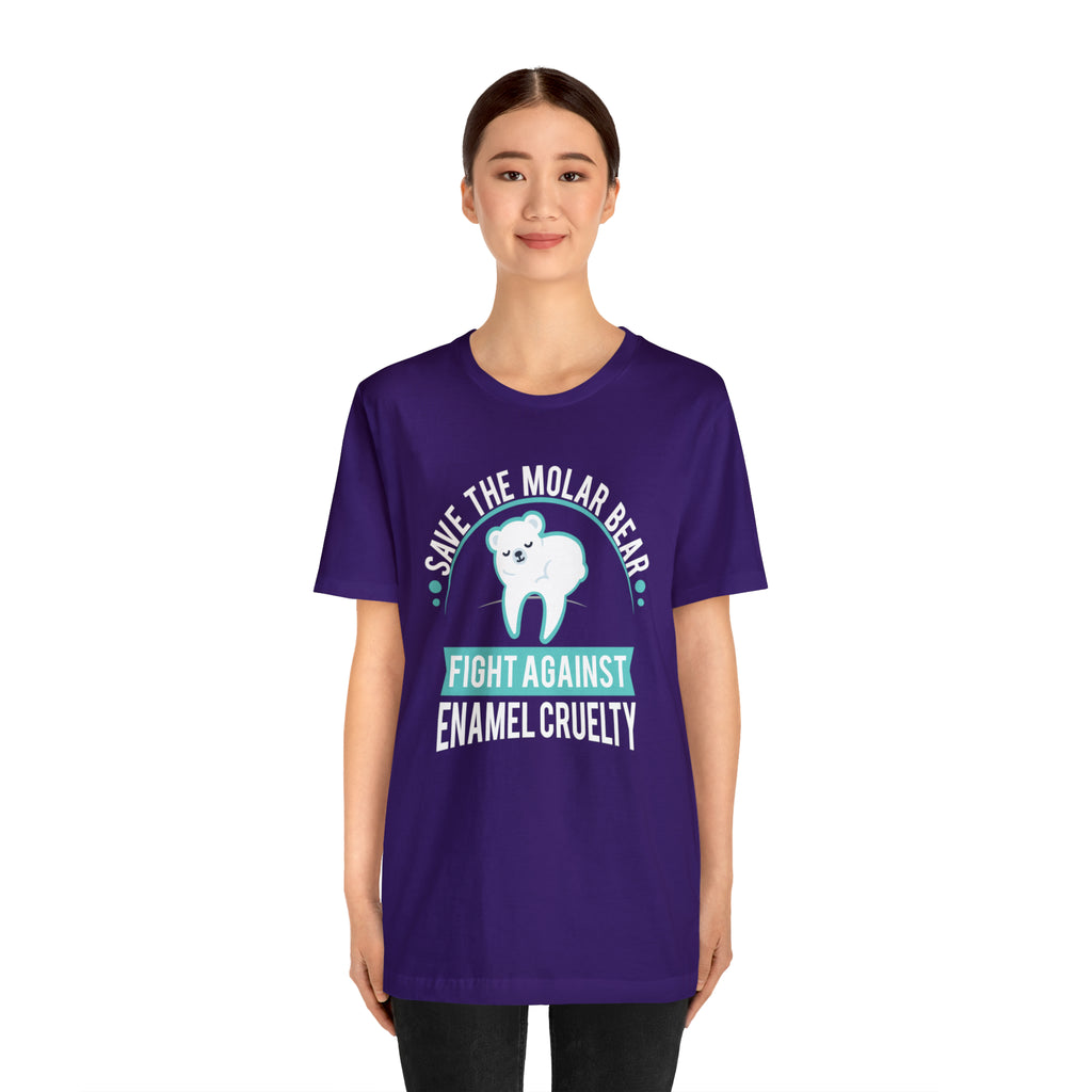 Save The Molar Bear Unisex Short Sleeve Tee