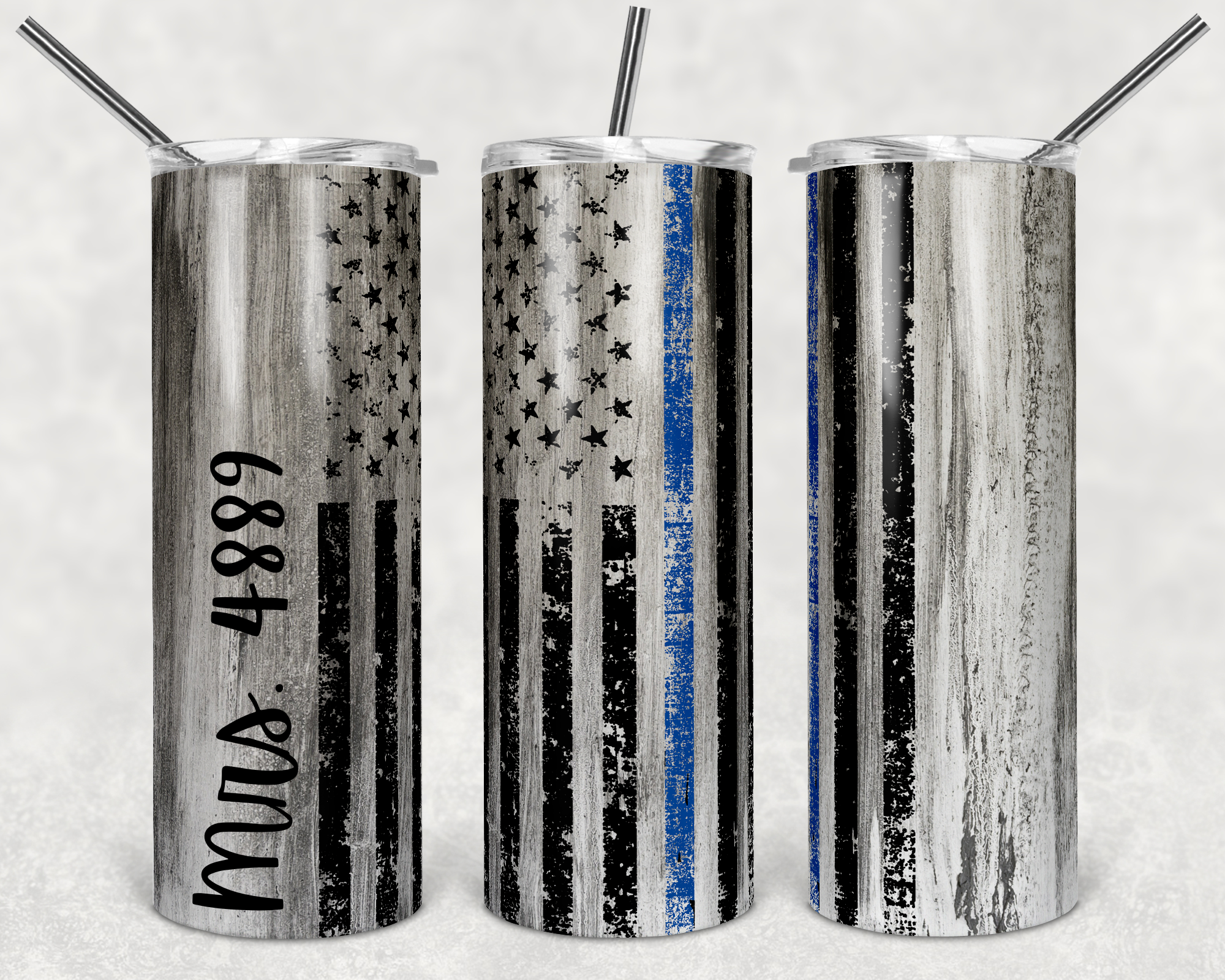 Custom Thin Blue Line 20oz Tumbler
