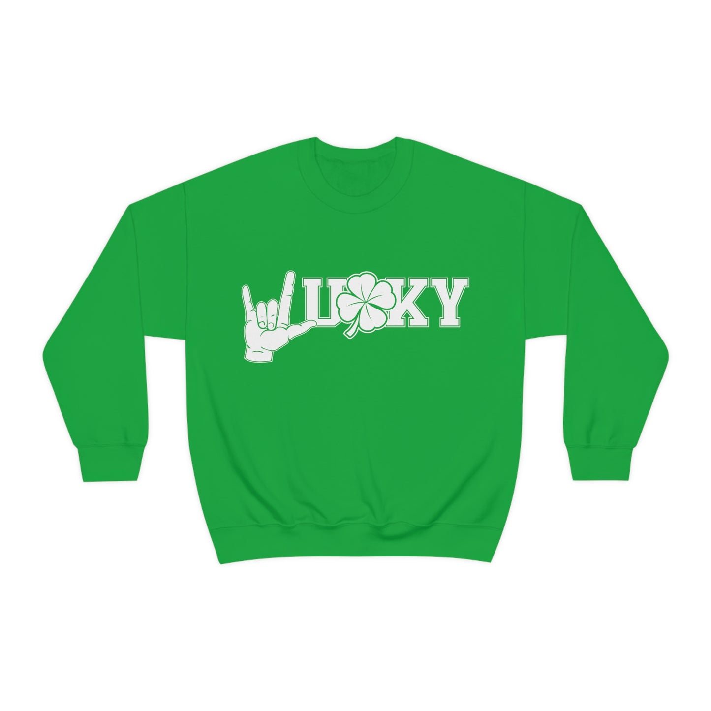 ASL Lucky Clover Unisex Crewneck Sweatshirt