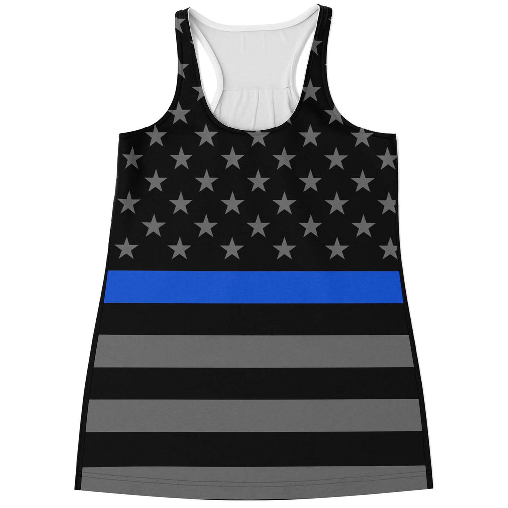 Thin Blue Line Women's Racerback Tank