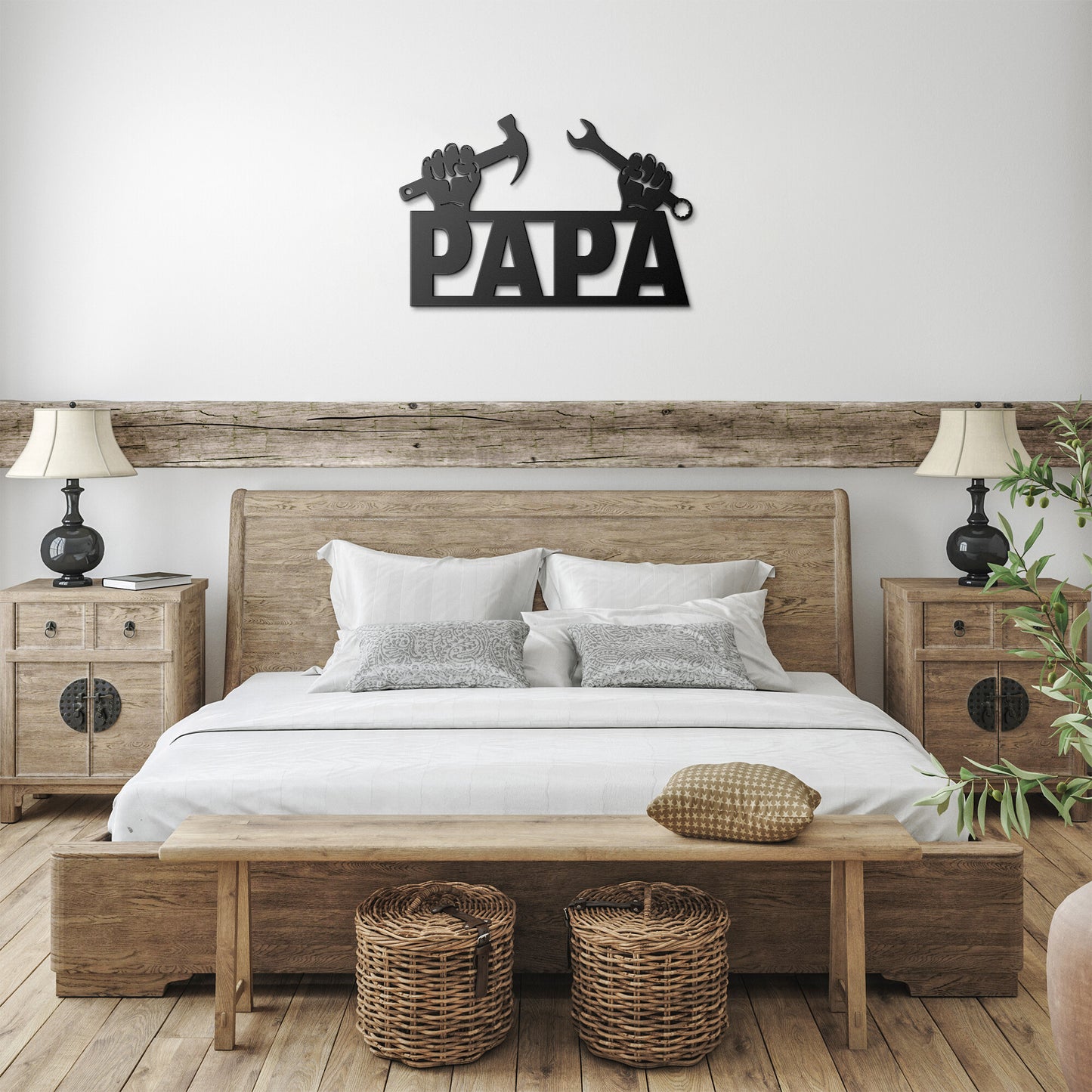 PAPA Metal Sign