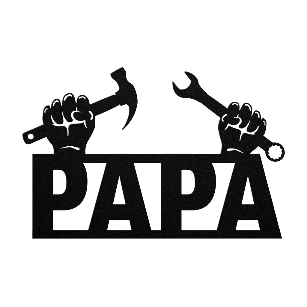PAPA Metal Sign