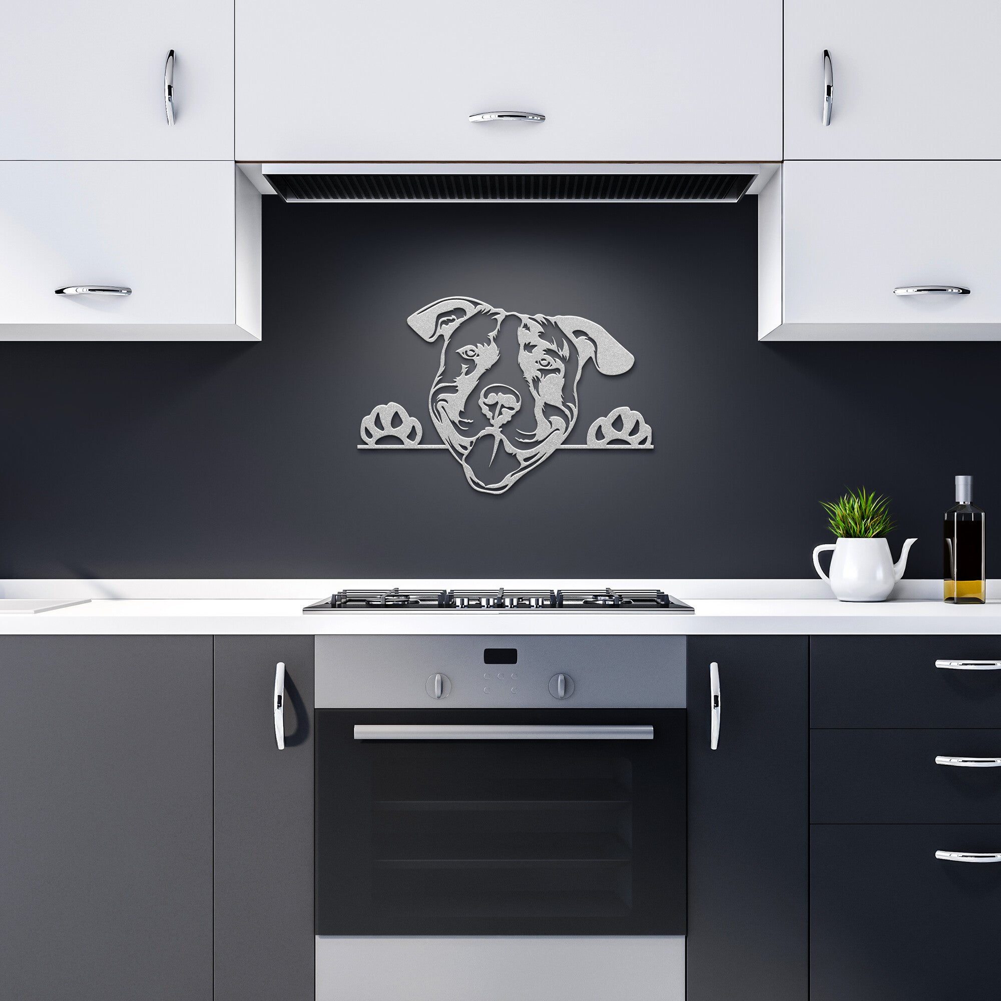 Pitbull Metal Sign