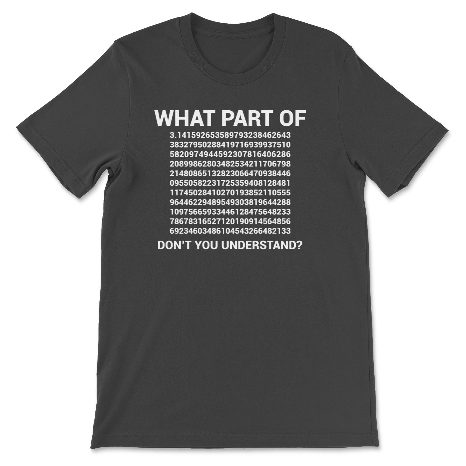 What Part of Pi Don't You Understand?